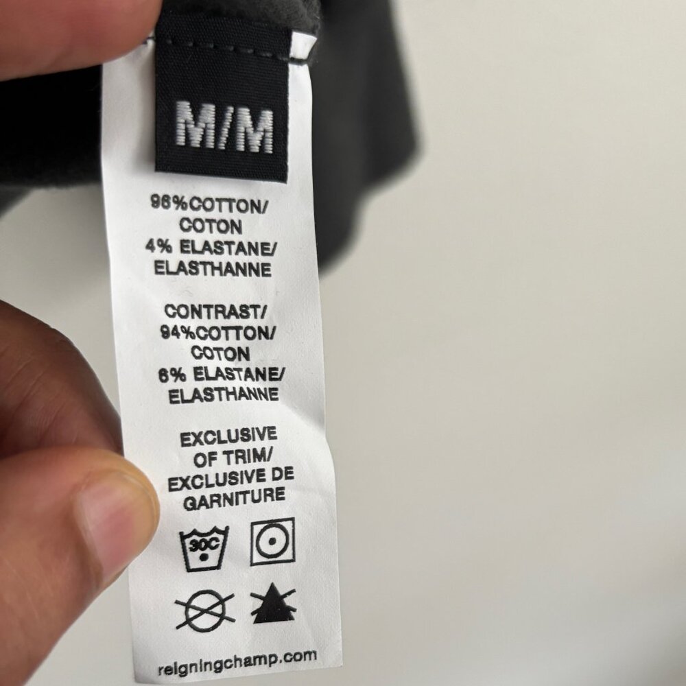 Reigning Champ Olive Green Quarter Zip Long Sleeve Polo - Medium - Picture 6 of 9
